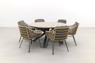 4 Seasons Cottage / Garden Impressions Edison 148 cm. - ronde tuinset