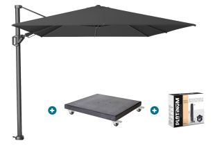 Platinum Challenger Premium T2 3.5x2.6 m - Faded Black met Modena voet en hoes
