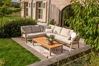 Viento/Mindo stoel-bank loungeset - Latte