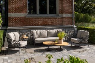 4 Seasons Calpi stoel-bank loungeset - 3-delig 