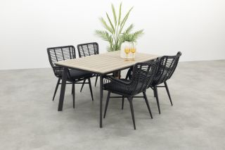 Jasmine/Vigo 160 cm. tuinset 5-delig