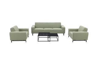 Boavista/Royalty stoel-bank loungeset - Heritage leaf - 5-delig