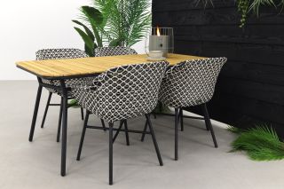 Hartman Delphine/Bella 180x90 cm. -  5-delige tuinset