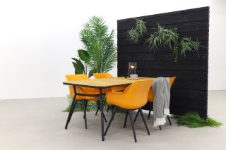 Hartman Sophie Studio Orange/Bella 180x90 cm. - 5-delige tuinset