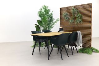 Hartman Sophie Studio Night Green/Bella 180x90 cm. - 5-delige tuinset