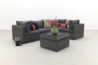 Suns Garda loungeset antraciet - exclusief middel