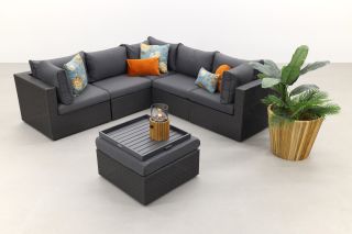 Suns Loungeset Parma - antraciet