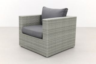 Suns Parma loungestoel - White grey
