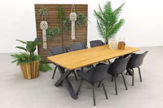 Hartman Sophie Element Xerix / Sefa tuintafel 240x95 - Teak - tuinset 7-delig