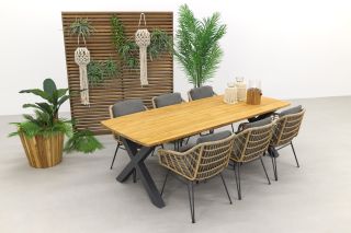 4 Seasons Cottage / Sefa tuintafel - Teak - tuinset 7-delig