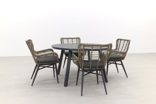 Jasmine/Hartman Miami 128 cm. - ronde tuinset