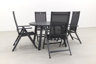 Hartman Napoli/Miami 128 cm. - verstelbare ronde tuinset