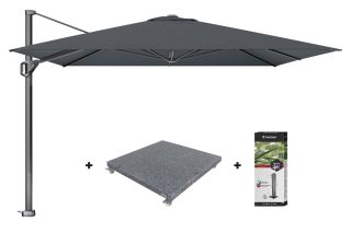 Platinum Challenger Premium T1 3.5x3.5 m - Faded Black met voet en hoes