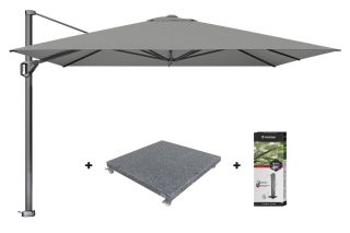 Platinum Challenger Premium T1 3.5x3.5 m - Manhattan Grey met voet en hoes