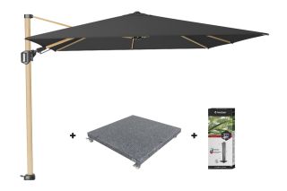 Platinum Challenger Premium T2 Premium 3x3 m OAK - Faded Black met voet en hoes