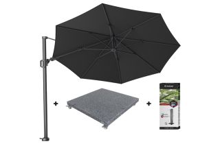 Platinum Challenger Premium T2 3.5 Rond - Faded Black met voet en hoes