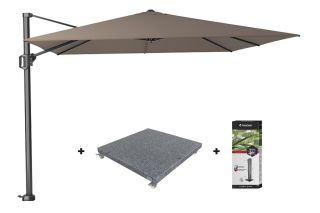 Platinum Challenger Premium T1 3x3 m - Havanna Taupe met voet en hoes
