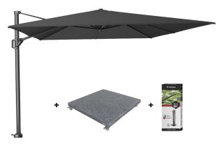 Platinum Challenger Premium T1 4x3 m - Faded Black met voet en hoes