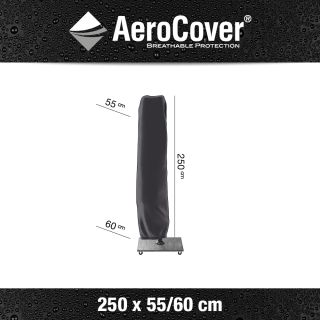 Aerocover zweefparasolhoes 250x55/60 cm.
