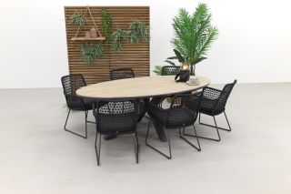 Taste Athena / Garden Impressions Edison 220 x 115 cm. - ovale tuinset