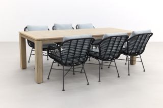 Garden Impressions Margriet/Rome grey 240 cm. tuinset - 7-delig