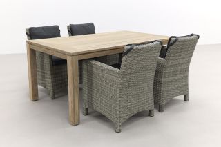 Oliva - Paloma Grijs/Rome Grey 170 cm. tuinset - 5-delig