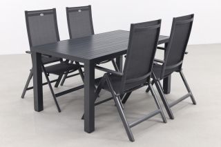 Hartman Aluminium verstelbare tuinset napoli