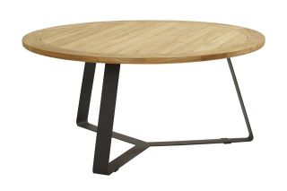 Taste Basso tuintafel - rond - teak hout - 160 cm. 