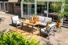 GI Elati lounge-dining set (4-delig) - Carbon Black/Zand