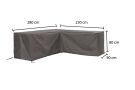 Outdoor Covers l-vormige loungesethoes 280x230x80x90 cm. - Rechts