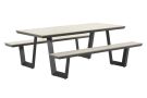 GI Bell picknicktafel 200 x 178 cm. - Carbon black