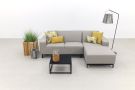 Boavista/Toronto loungebank chaise longue - Nature Grey - 3-delig - links