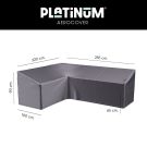 Platinum Aerocover L-vorm lounge-dininghoes 285x220x100xh65/90 cm. - Links