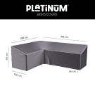 Platinum Aerocover L-vorm loungesethoes 305x255x100xh65/90 cm. - Links