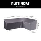 Platinum Aerocover L-vorm loungesethoes 305x255x100xh65/90 cm. - Rechts