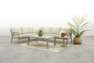 Viento/Atlanta hoek loungeset (4-delig) - Latte