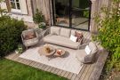 Flow stoel/bank loungeset (5-delig) - Zand/Latte