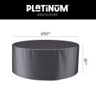 Platinum Aerocover ronde tuinsethoes - 150x85 cm.