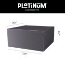 Platinum Aerocover tuinsethoes - 130x130x85 cm. 