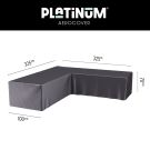 Platinum Aerocover loungesethoes L-vorm 325x325 cm.