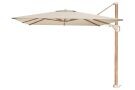 Platinum Challenger T2  zweefparasol premium - 3,5x2,6 m. - Champagne Teak