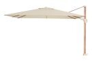 Platinum Challenger rechthoek zweefparasol T2 Premium - 2,6 x 3,5 m. - Champagne Teak