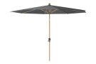 Platinum Riva stokparasol 3 m. rond - Teak Antraciet