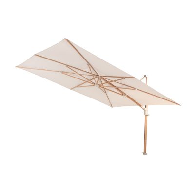 4 Seasons Finca Zweefparasol 400x300 cm. - zand/woodlook