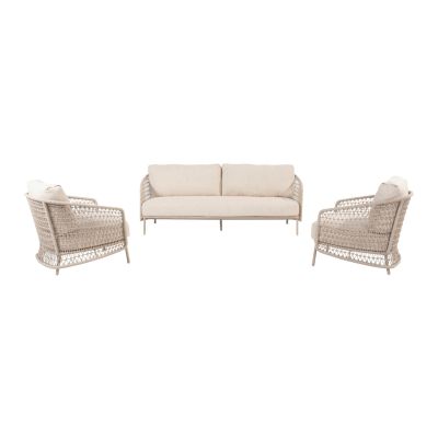4 Seasons Puccini stoel-bank loungeset - 3-delig
