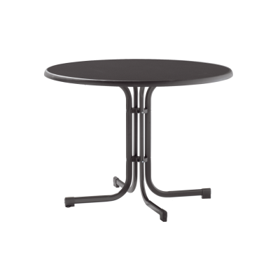 Sieger Boulevard klaptafel 100 cm rond - Antraciet Sieger Boulevard klaptafel 100 cm rond - Antraciet