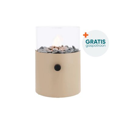 Cosiscoop XL - sandy beige - gaslantaarn met gratis gaspatroon
