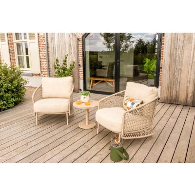 4SO Puccini/Canto loungestoelen set - Latte