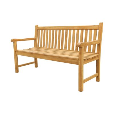 Teak houten tuinbank Bison - 150 cm.