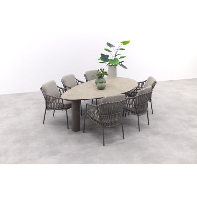 4 Seasons Capalbio/Arizona organische tuinset 240x120 cm. - zand/terre